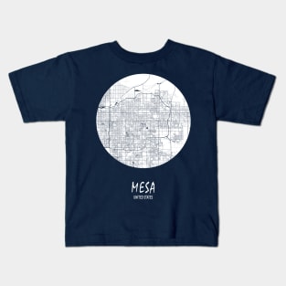 Mesa, USA City Map - Full Moon Kids T-Shirt